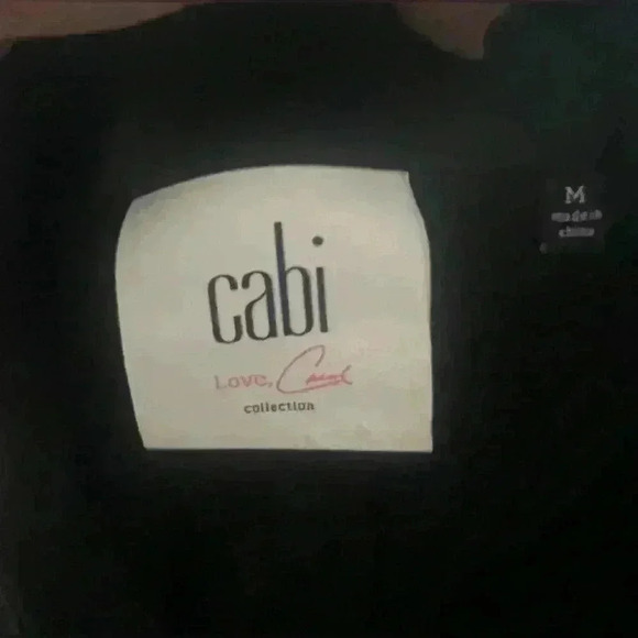 Cabi Black Gray Jacket Coat Zip Off Bottom Size Women’s Size Medium Long Sleeves - Picture 9 of 9